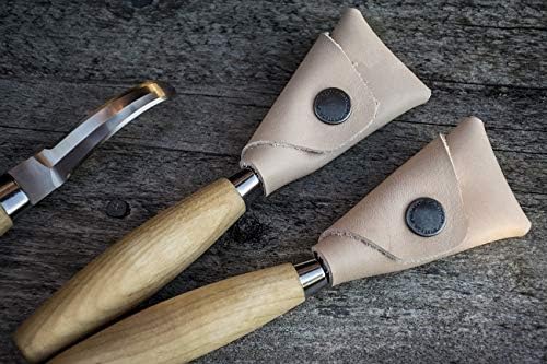 Morakniv Hook Knife 163 |13387| Schälmesser, Edelstahl, Schnitzmesser, Griff: Birken Holz, scharfes