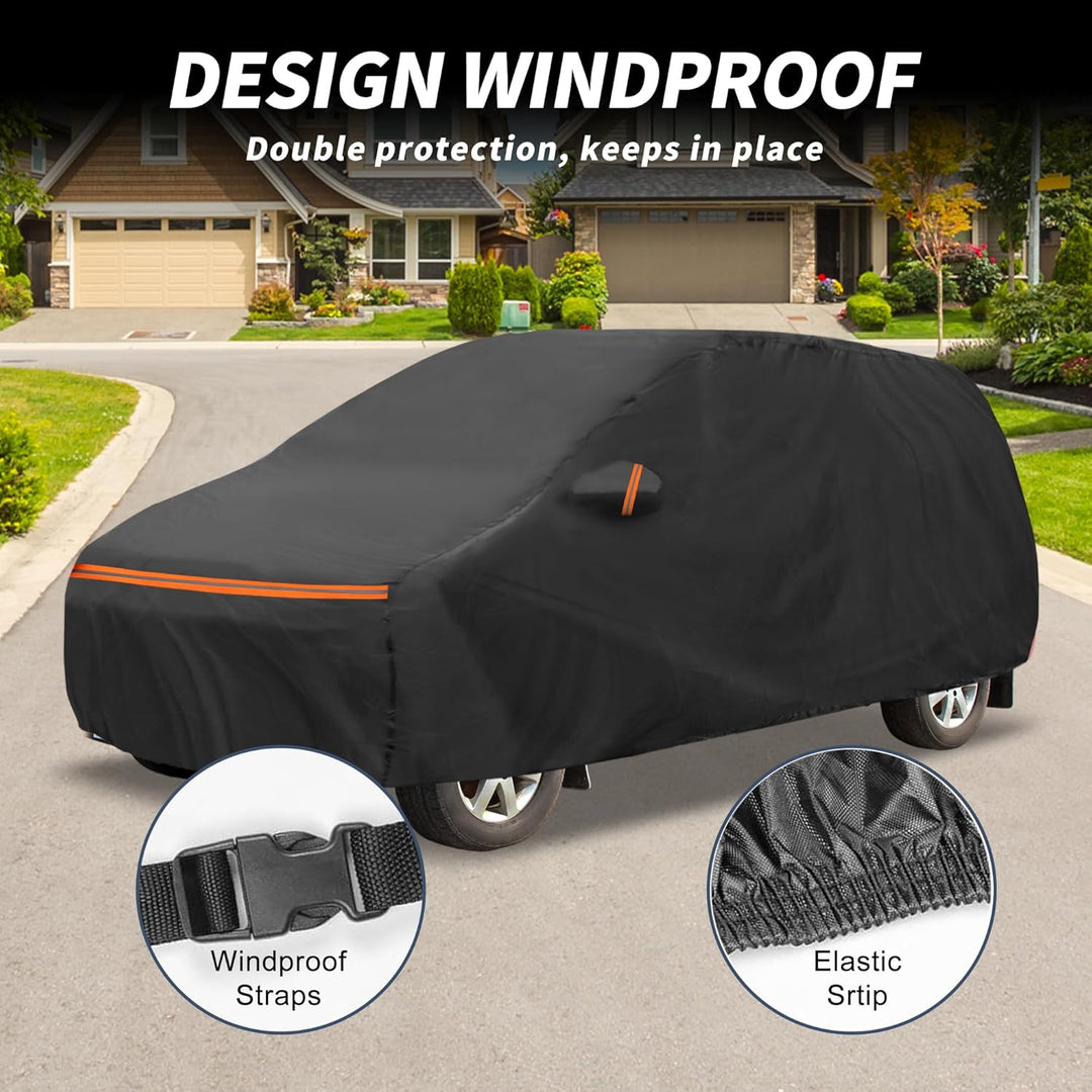 A ABSOPRO Autoabdeckung für Mercedes-Benz Vito 2003-2014 Spunlace-Baumwolle Outdoor für Wasserdicht