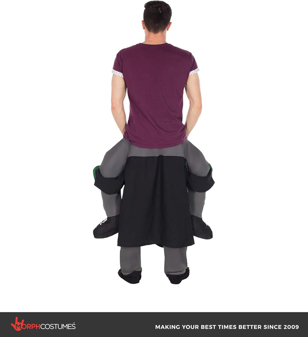 Morph Frankenstein Huckepack Kostüm für Erwachsene, Halloween Karneval, Damen Herren, Frankenstein
