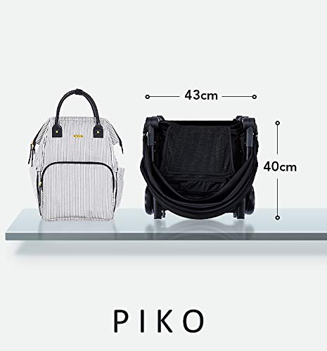 Kinderwagen Bebe2luxe PIKO Ultra kompakt und leicht, Flugzeugkabine von 6 Monaten bis 22 kg BEBE2LUX