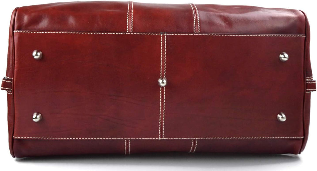 Leder reisetasche manner damen mit griffen schultertasche leder made in Italy weekend tasche reise t