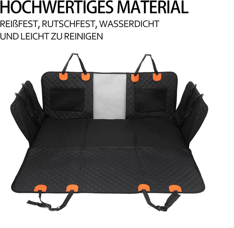 RhymBar Dog Car Seat Covers, Hundedecke Auto RÜCkbank Mit Hartplatte, Hunde Autositz RÜCkbank, Hund