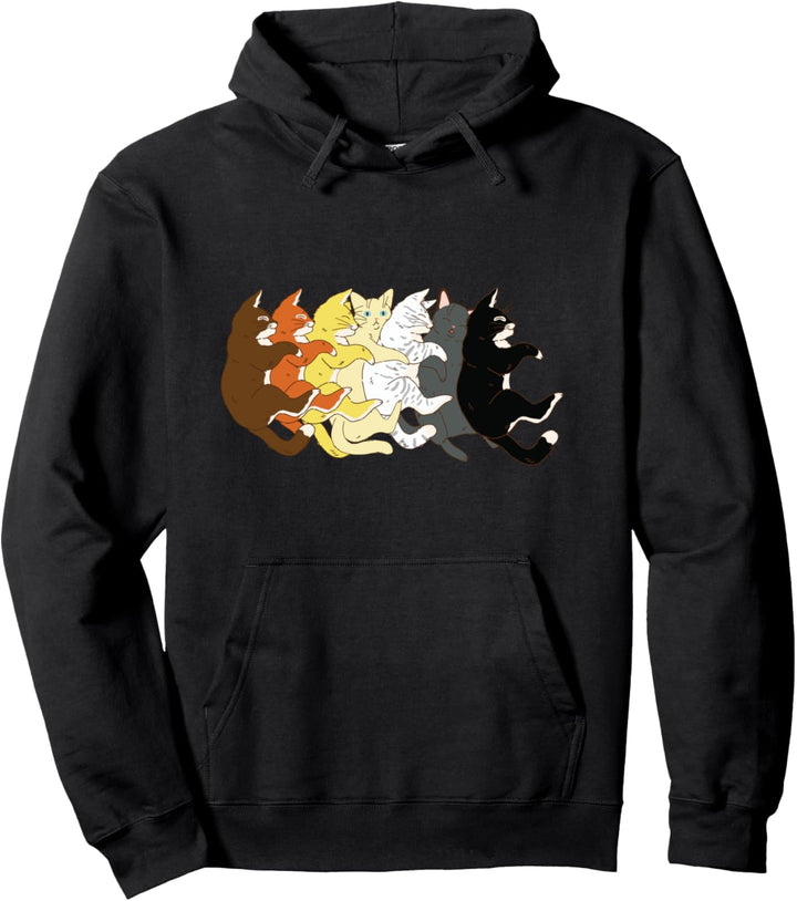 LGBTQ Bear Pride Flagge – Katzen Pile Bear Pullover Hoodie