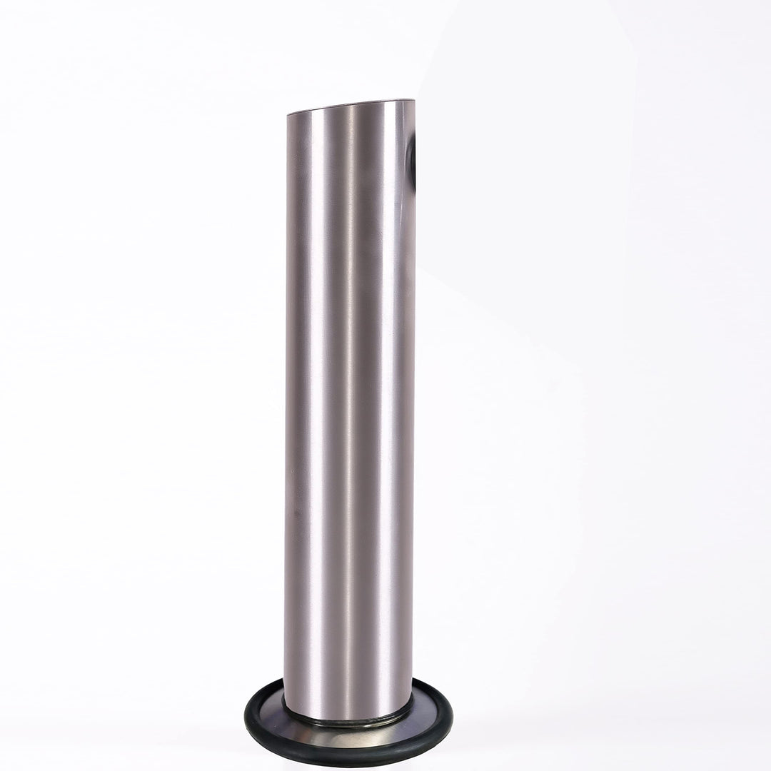 Schanksäule/Zapfsäule aus Edelstahl gebürstet 80mm H 400mm