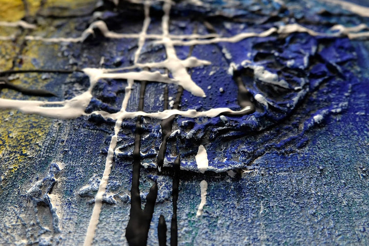 Monica Mirafiori I 100% HANDGEMALT I Gemälde Bolero 140x70cm | Gemälde Handgemalt | Acrylgemälde | S