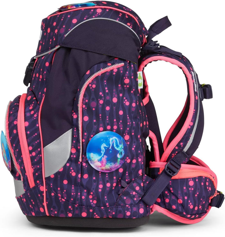 ergobag Unisex Kinder Prime School Backpack Set Rucksack Einheitsgrösse Bärmuda Viereck -
