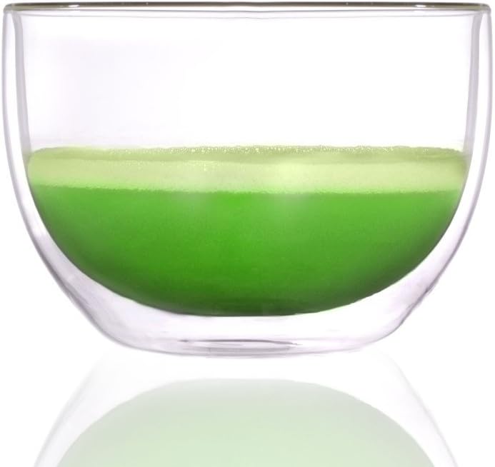 Matcha Schale/Matcha Teeschale 400ml aus doppelwandigem Thermo-Glas, Original Aricola®