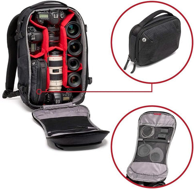 Manfrotto PRO Light Flexloader L, Profi-Rucksack für Kameras, Erweiterbare Tasche für 3-Achsen-Gimba