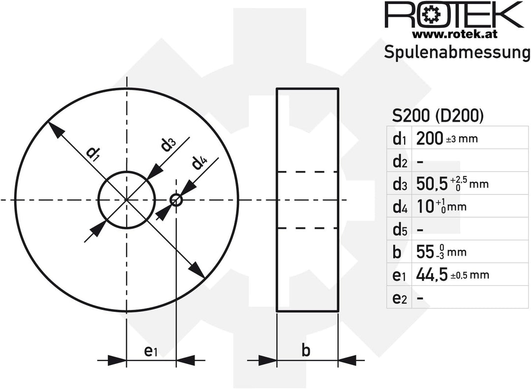 Rotek MIG Schweissdraht zum Aluminium Schweissen AlMg5-0,8mm auf S200 Spule, 2kg AlMg5 D:0,8mm S200-