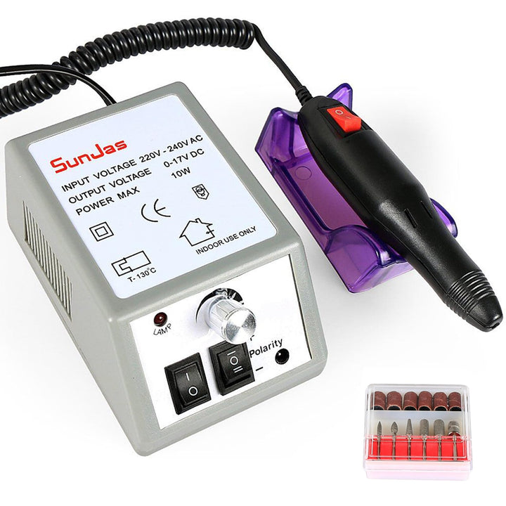 Elektrisch Nagelfräser und Nagelfeile Set 20000 u/min Maniküre & Pediküre für Nagelstudio und Persön
