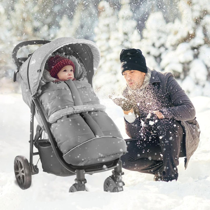 Joie Litetrax Buggy Set mit Thermo-Fusssack | Komfortabler Sportwagen für Stadt & Gelände, Flex-Fede