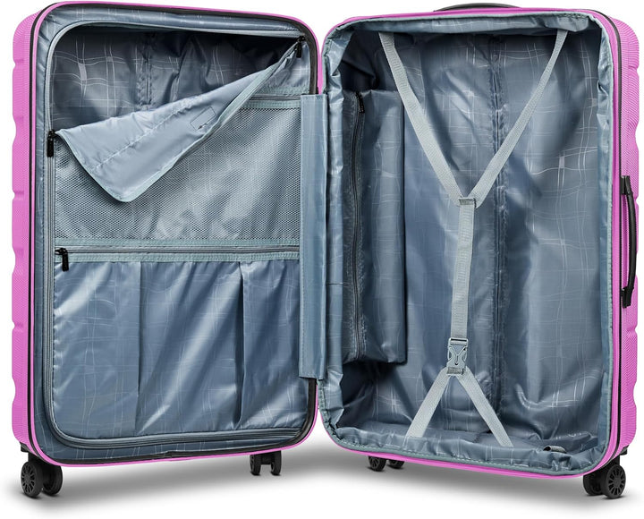 Franky Koffer-Set 3-teilig für Damen und Herren | Reise-Trolleys 51 x 30 x 76 cm aus hochwertigem, s