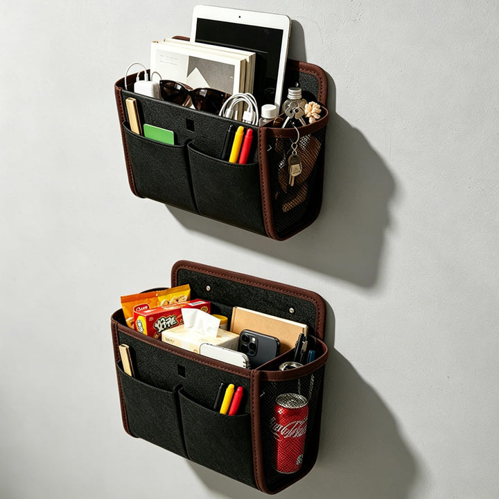 2 Stück Wohnmobil Camping Organizer, Tür Organizer Hängend Selbstklebend, Hängeorganizer Platzsparen