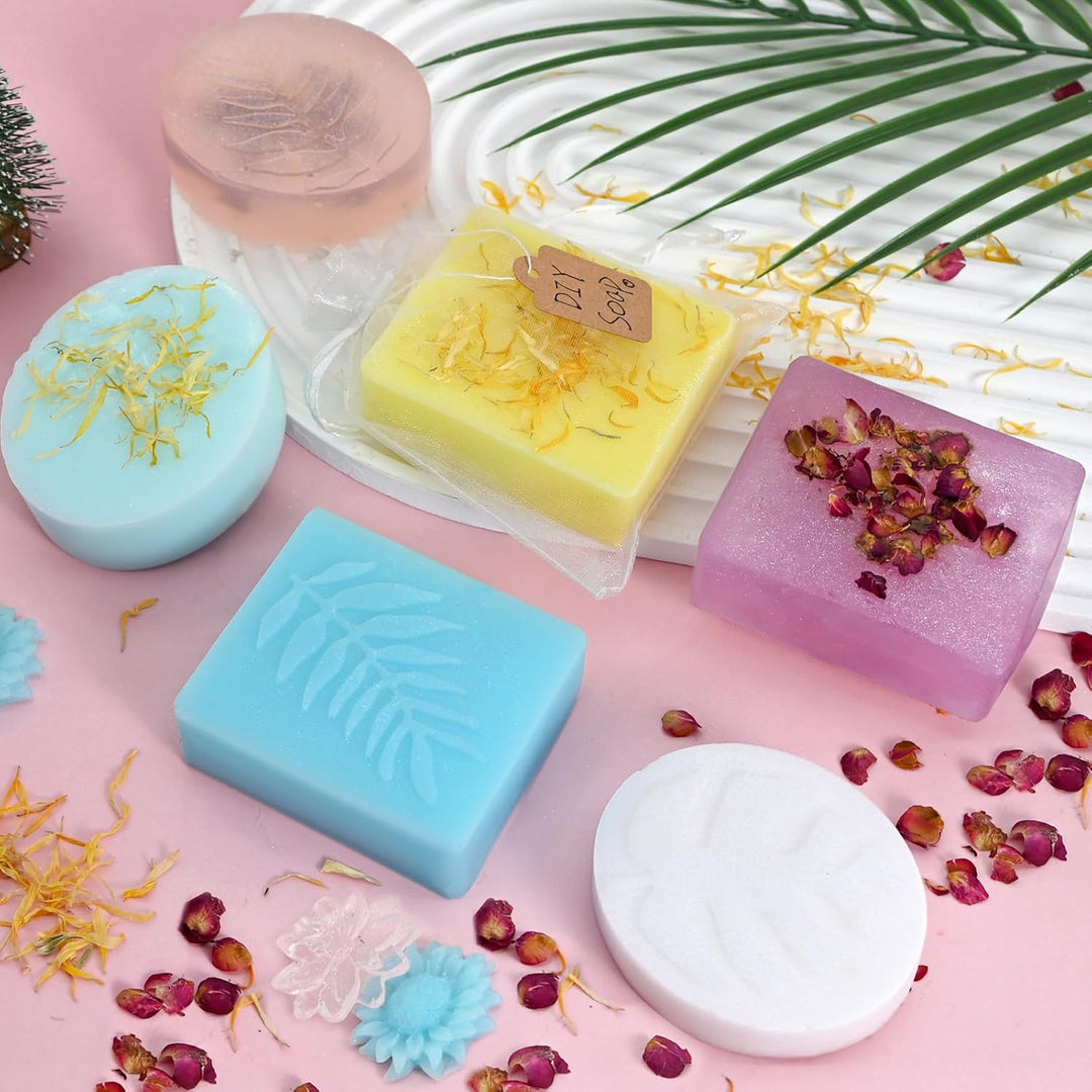 Vezerd Seife Selber Machen, Kreative Bastelset Erwachsene DIY Set | Seifenherstellung mit Seifenform
