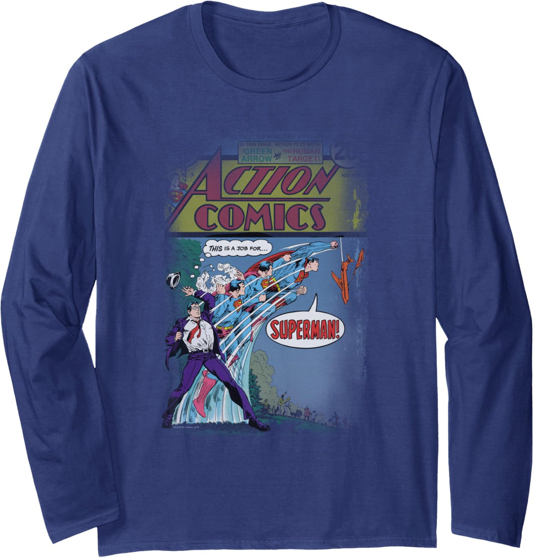 Superman Quick Change Langarmshirt