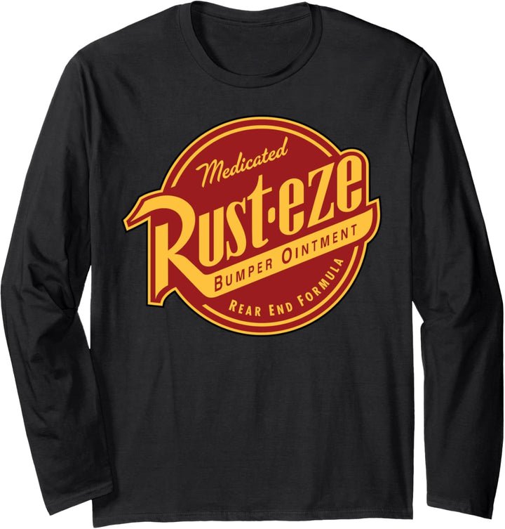 Disney Pixar Cars Rusteze Vintage Logo Langarmshirt