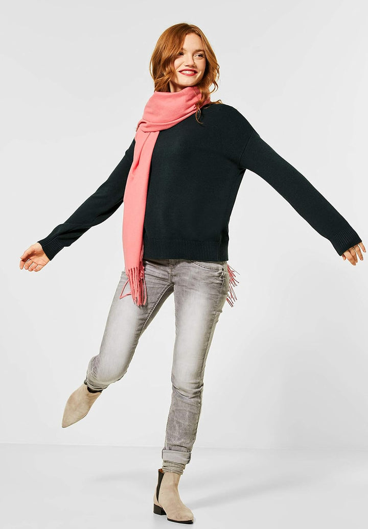 STREET ONE Damen Pullover, Grün(endless green), 40