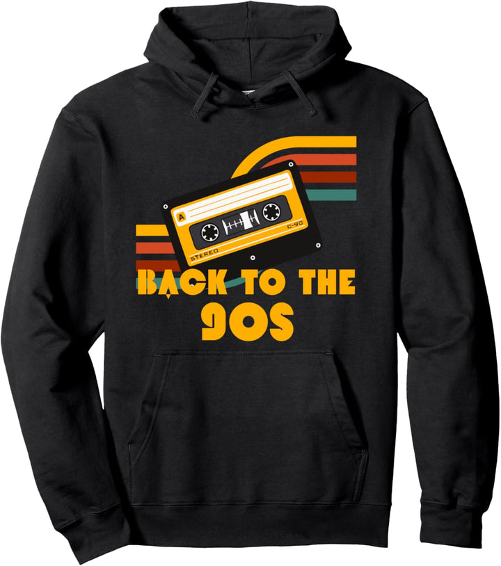Back to the 90s 90er Jahre Outfit Party Retro Pullover Hoodie