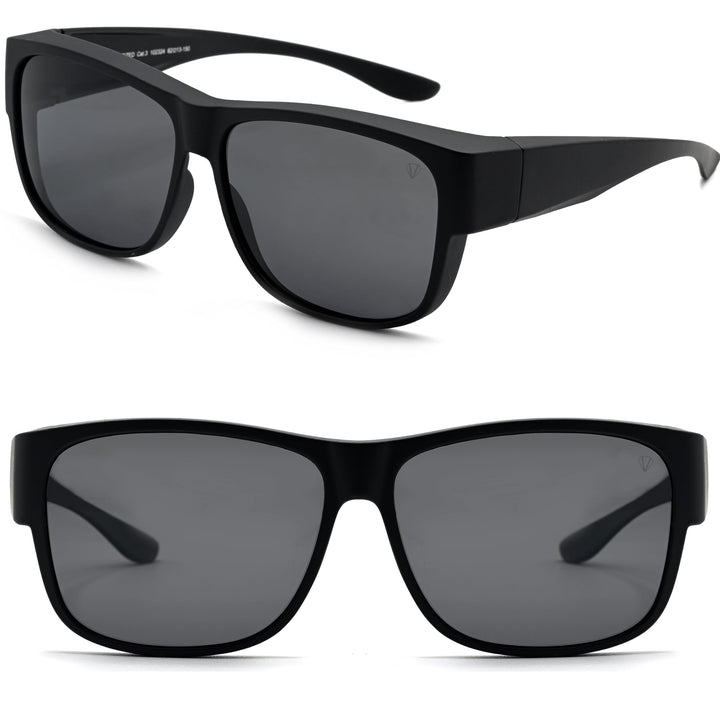 Polarisiert Überzieh Sonnenbrille mit Antireflex, Überbrille Sonnenbrille für Brillenträger, Ultrale
