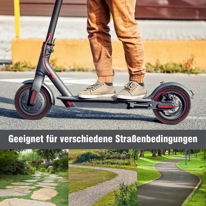 COASTA 2 x 8.5" Rollerreifen E Scooter Solid Reifen,8 1/2 Vollgummireifen,50/75-6.1 Ersatzreifen für
