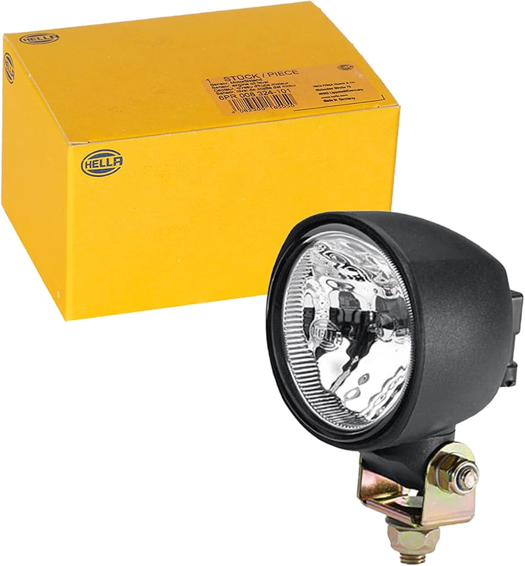 HELLA - Halogen-Arbeitsscheinwerfer - Modul 70 - 12V - Anbau/geschraubt - hängend/schwenkbarer Monta