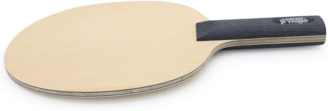 Sauer & Tröger Tischtennis Defensiv Holz für Noppenspieler | Zeus | Gerade, Gerade