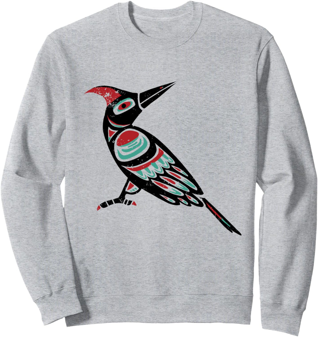 Native American Woodpecker Astrologisches Zeichen Indian Zod Sweatshirt