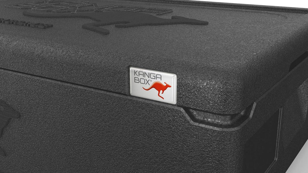 KÄNGABOX® Thermobox Expert GN 1/1 - Die Thermobox für Profis. 21-46 Liter EPP Isolierbox Schwarz 21