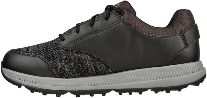 Skechers Herren Max Fairway 3 Arch Fit Spikeless Golfschuh Sneaker 46 EU Schwarzes Synthetik Textil