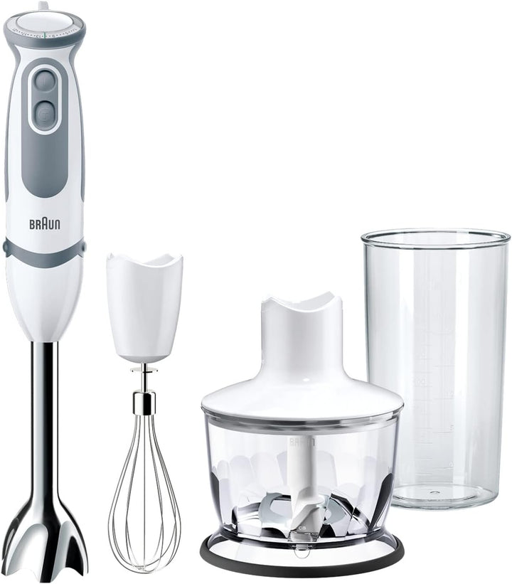 Braun MultiMix 5 HM 5000 Handmixer - Handrührgerät mit stufenloser Geschwindigkeitsregelung, 700 Wat