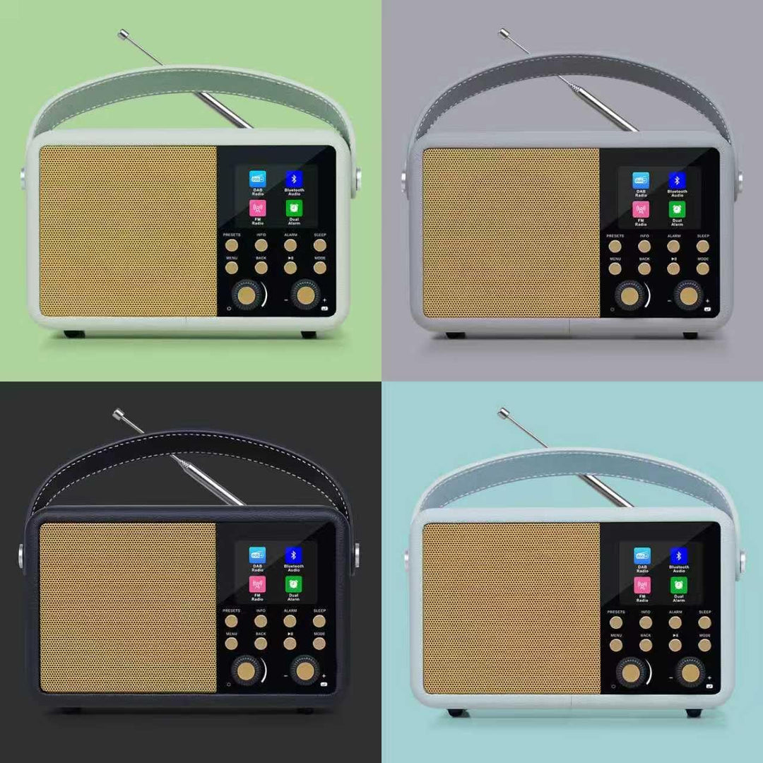 LEMEGA Class Finesse DAB+ Digitalradio, Farbdisplay, Bluetooth,Blau | 60 Senderspeicher, 12 Std Akku