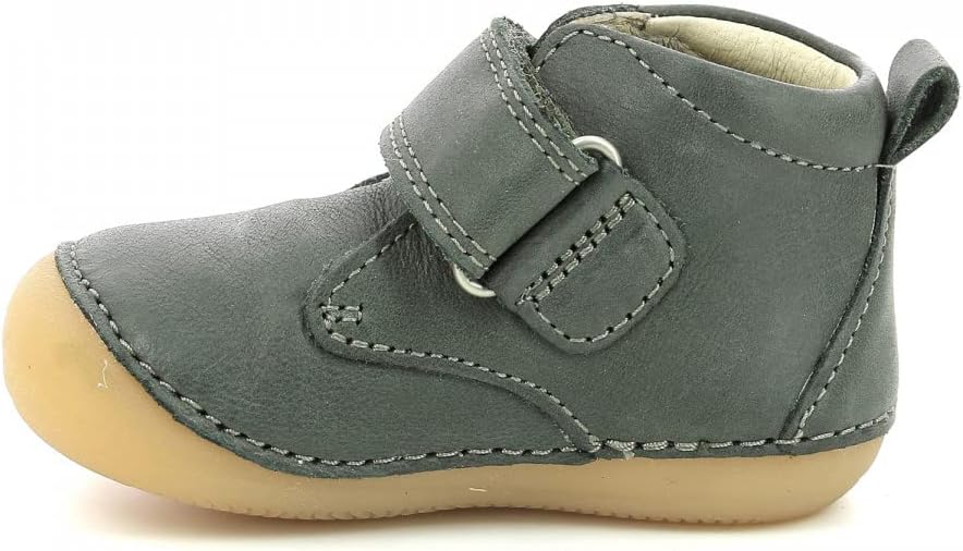 Kickers Unisex Baby Gody Sneaker 23 EU Gris Marine, 23 EU Gris Marine