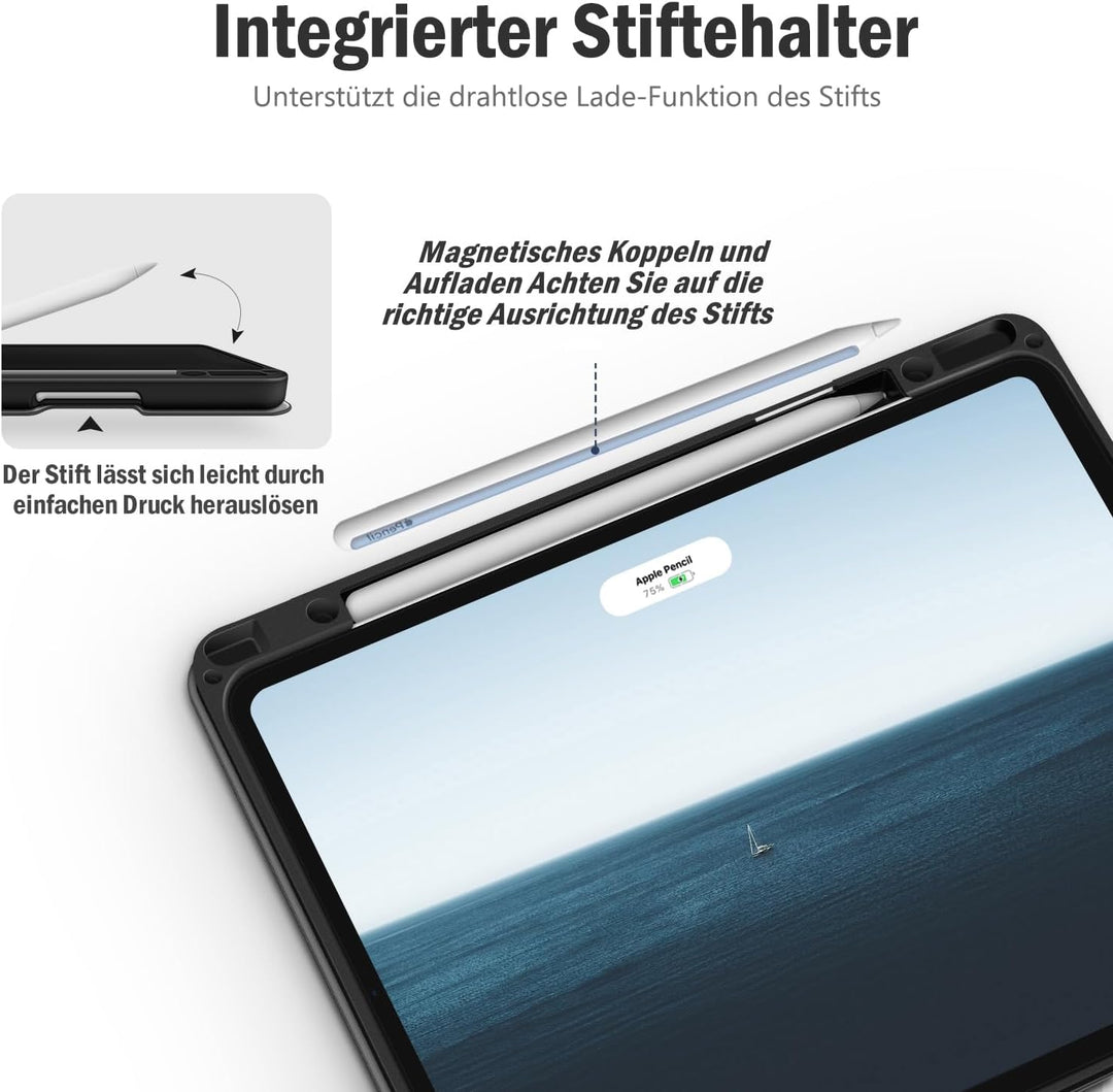 Antbox Hülle für iPad Pro 12.9 Zoll 2022 (6. Generation)/2021 (5.Gen) / 2020 (4.Gen) / 2018 (3. Gen)