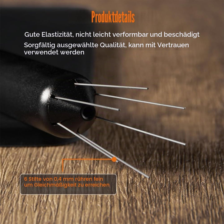 DONGKER Espresso-Verteilungswerkzeug, Teleskopisch Rührwerkzeug für Präzisionsbrühen, 0,4mm Nadeln,