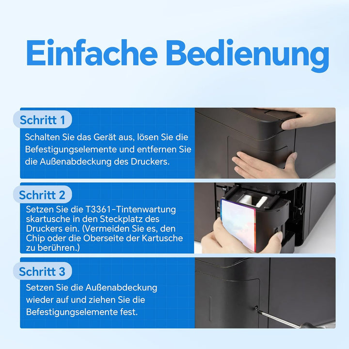T6715 T6716 (C13T671500,C13T671600) Wartungsbox Kompatibel mit WF-4720DWF WF-4725DWF WF-4730DTWF WF-