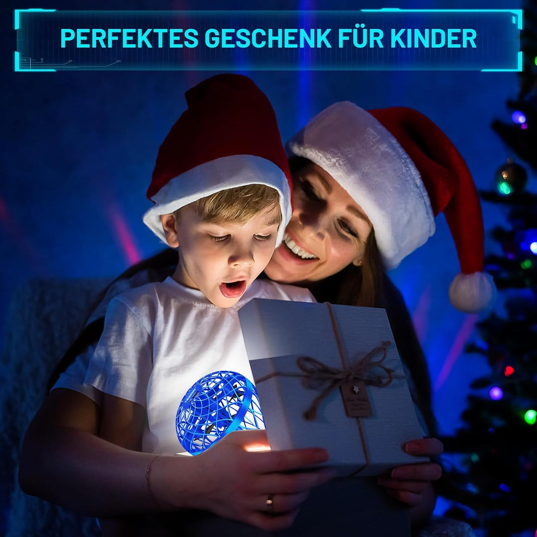Fliegender Ball Spielzeug, Mini Drohne für Kinder, Spielzeug ab 6 Jahre Jungen, Magic Hover Ball Sch