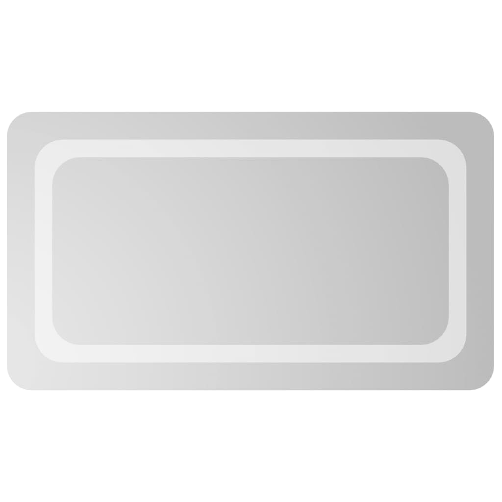 vidaXL LED Badspiegel Beleuchtung Wandspiegel Lichtspiegel Badezimmerspiegel Bad Spiegel Badezimmer