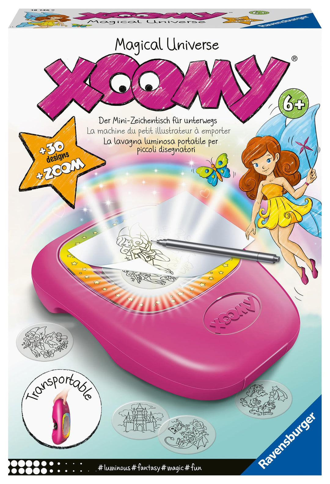 Ravensburger Xoomy Midi Magical Universe 18146 - Tolle Motive und Comics zeichnen lernen, Kreatives