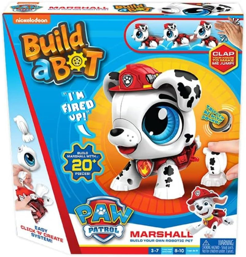 Goliath Build-A-Bot: Paw Patrol Marshall, Bausatz für Kinder ab 3 Jahren, MINT Educational Konstrukt