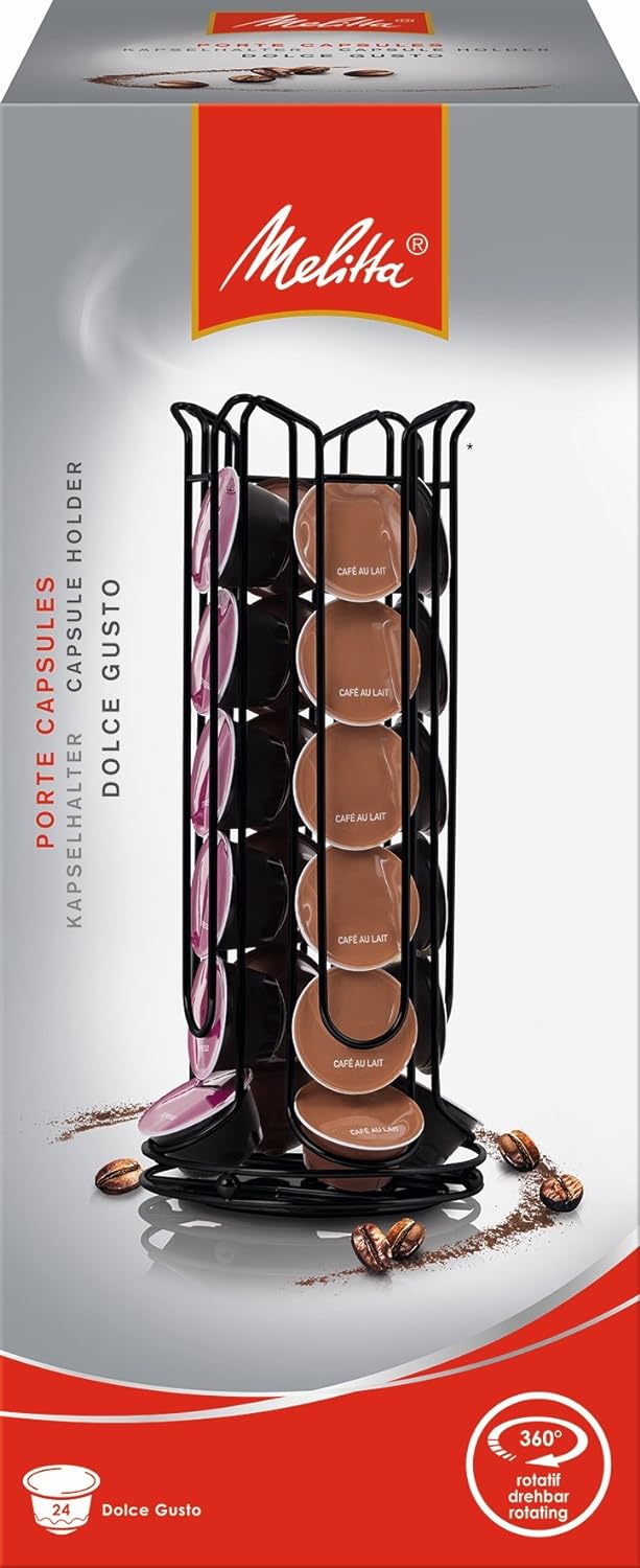 Melitta 4006508218769 Kapselhalter Dolce Gusto schwarz, Dolce Gusto