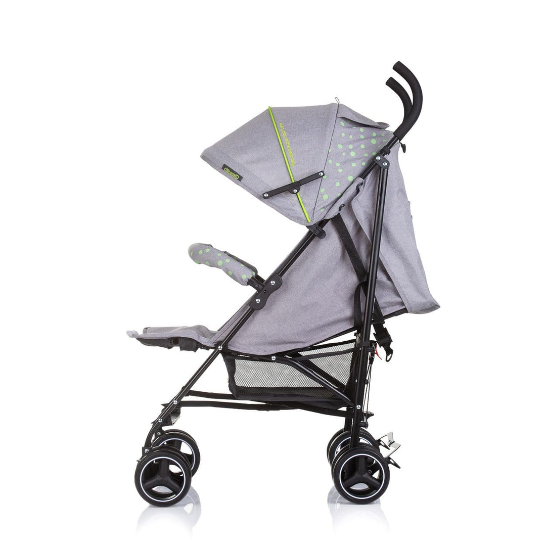 Chipolino Kinderwagen Milano Buggy bis 22 kg, Rückenlehne verstellbar, faltbar grau, grau