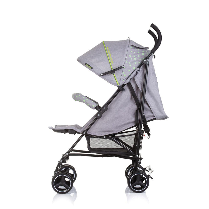 Chipolino Kinderwagen Milano Buggy bis 22 kg, Rückenlehne verstellbar, faltbar grau, grau