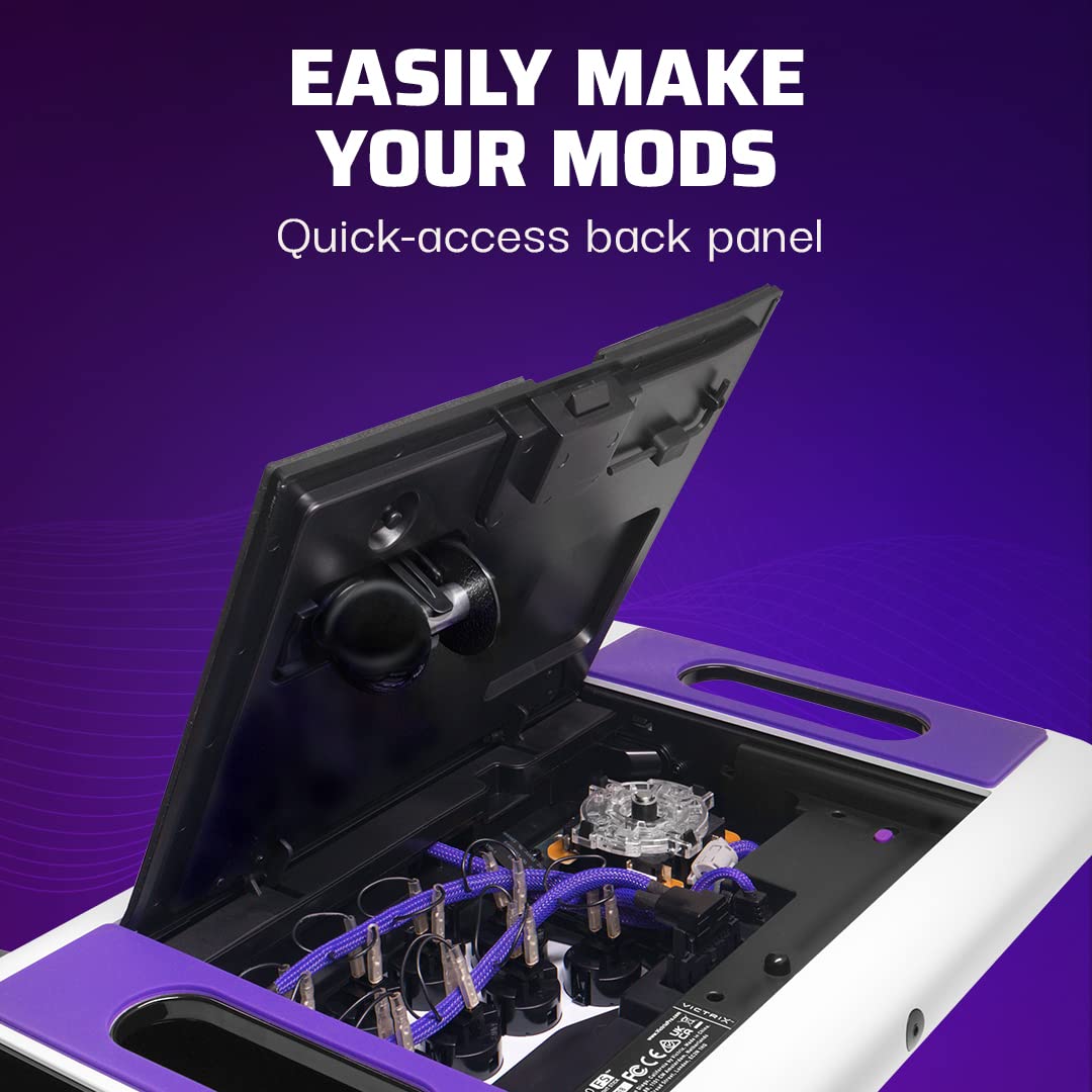 VICTRIX PS5 PRO FS– weiss Fightstick Weisser Hebel, Weißer Hebel