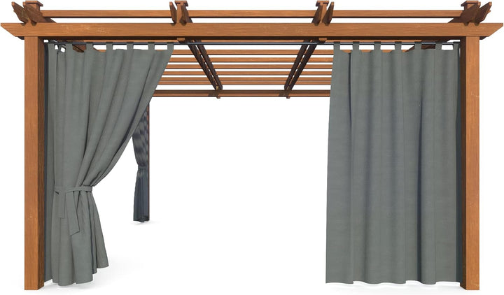 HOME DEKO Terrassenvorhang, Wasserdichter Gartenvorhang für Terrasse, Balkon, Pergola & Pavillon, Sc