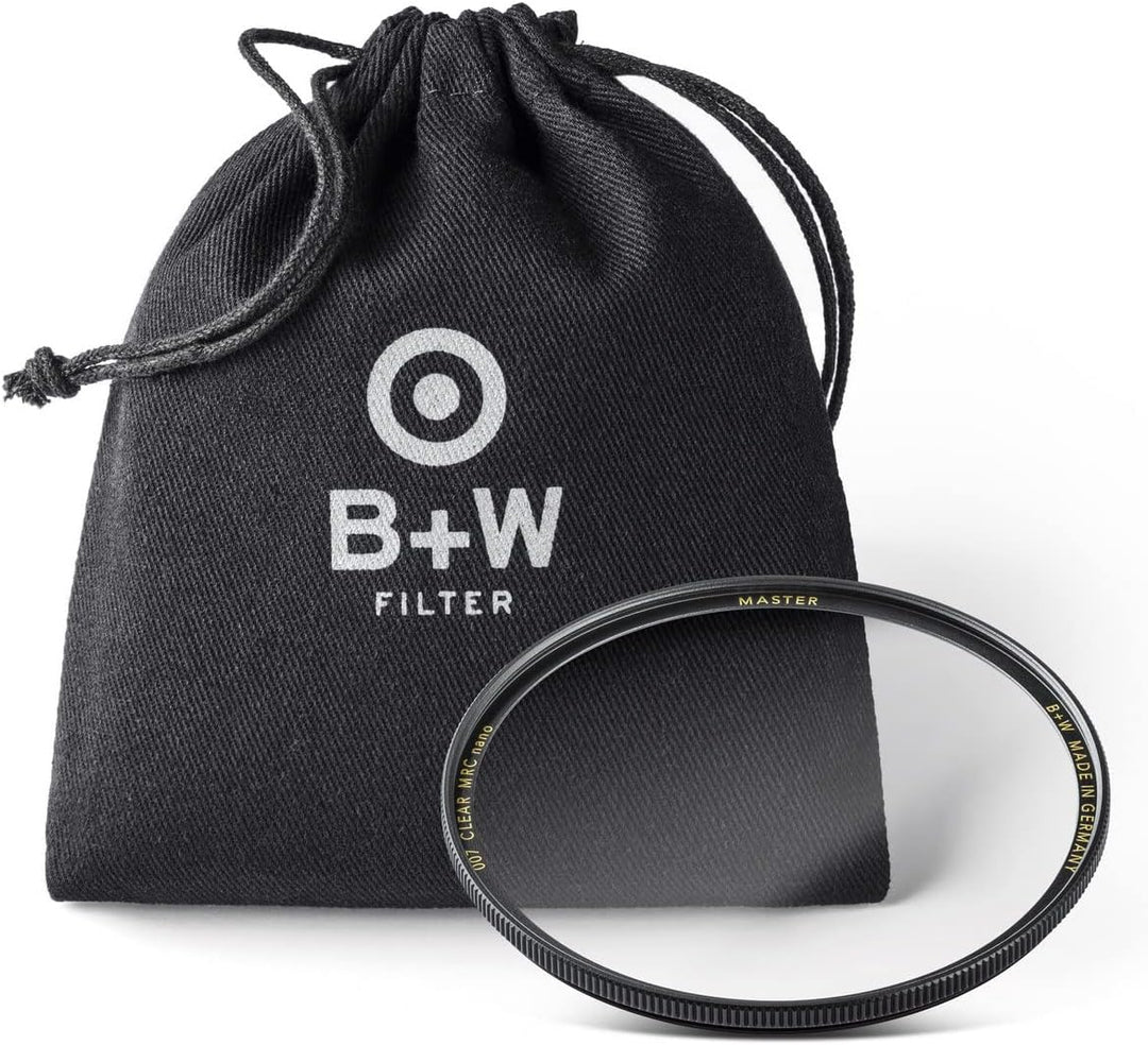 B+W Schutz-Filter, Clear Filter MRC Nano Master 39mm (16x vergütet, Slim, Premium), 1101515, Black