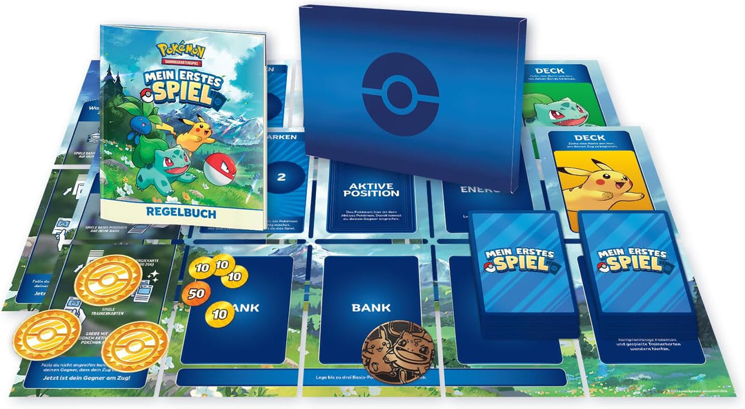 Pokémon-Sammelkartenspiel: Mein erstes Spiel – Pikachu und Bisasam (Mit 2 spielbereiten Mini-Decks &