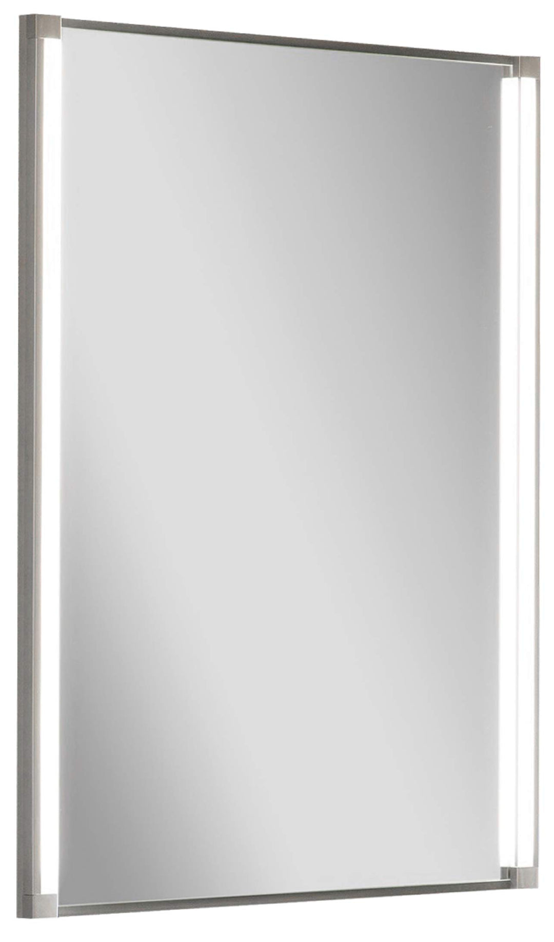 FACKELMANN Spiegel LED-LINE/Wandspiegelelement mit LED-Beleuchtung/Masse (B x H x T): ca. 43 x 67 x