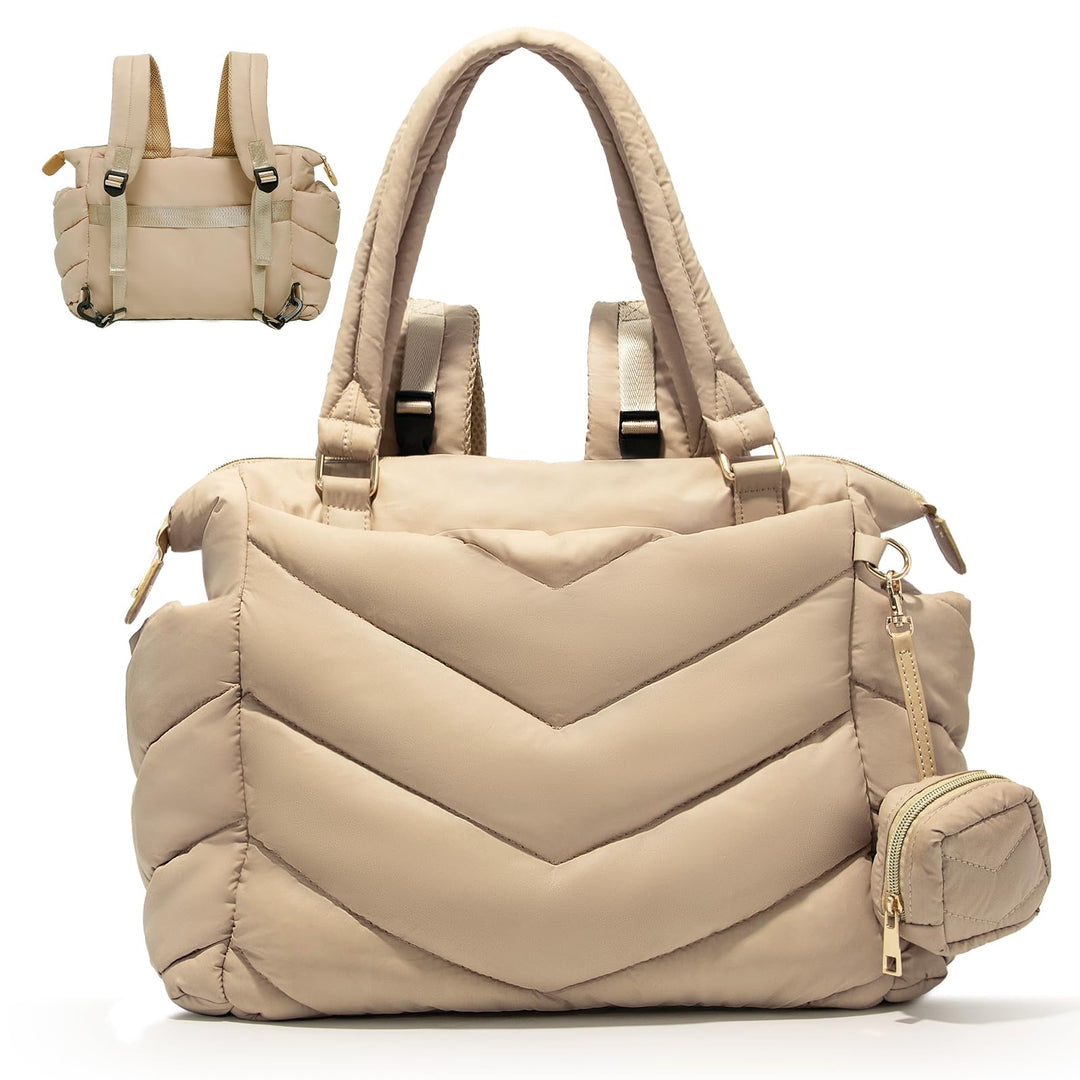 MISS FONG Baby Wickeltasche Wickelrucksack Rucksack Gross, Wickeltasche Kinderwagen Puffer Rucksack