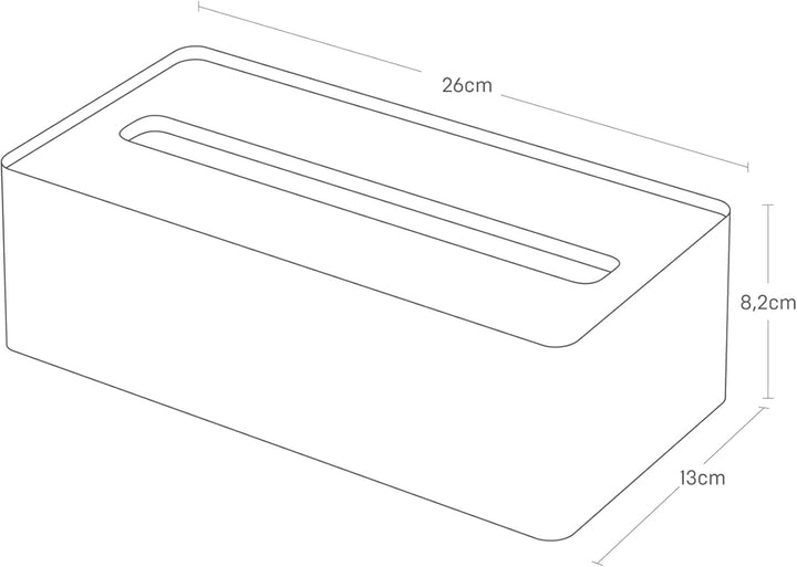 Tissue Case - Rin - natural One Size Weiss, One Size Weiss
