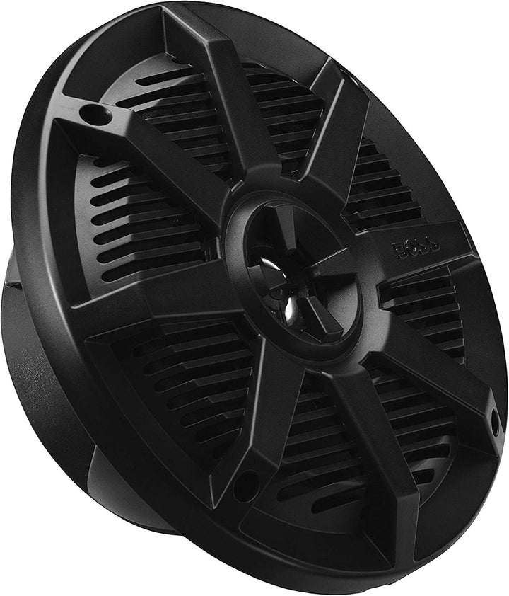 Boss Audio MR62B 6.5" 2-Way 200W Marine Full Range Speaker - Black - Pair 16.5 cm schwarz 200W MR62B